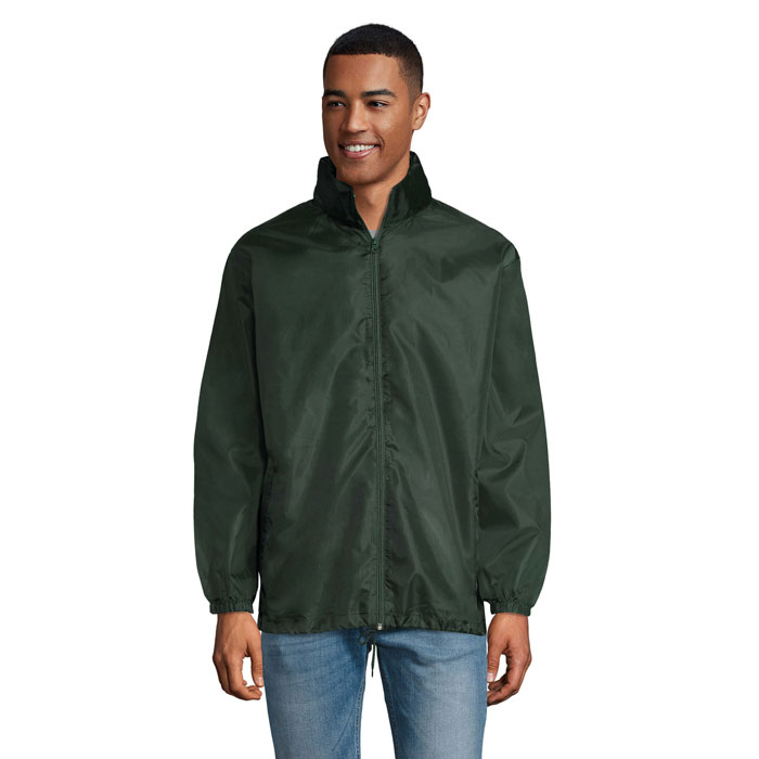 Coupe-vent publicitaire unisexe SHIFT Vert Foret/Blanc